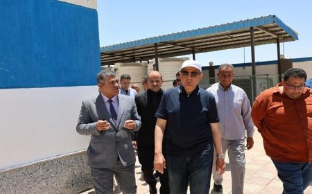 محافظ المنيا يراقب تقدم مشروعات حياة كريمة في قطاع الصحة بديرمواس