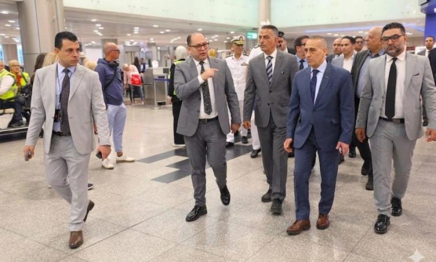 جولة تفقدية للجنة العليا للتفتيش الأمني والبيئي بمطار القاهرة الدولي