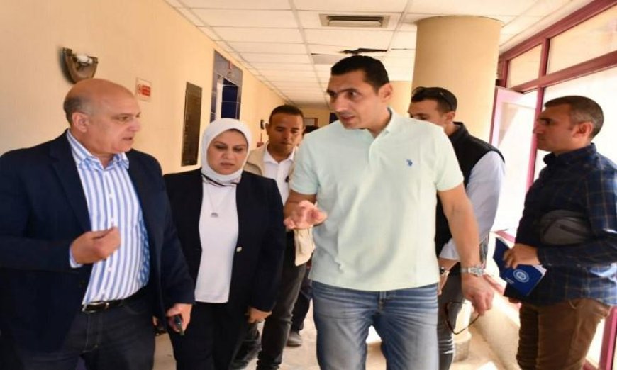 وزير الشباب والرياضة يقوم بجولة تفقدية لتطوير مركز الطب الرياضي في مدينة نصر