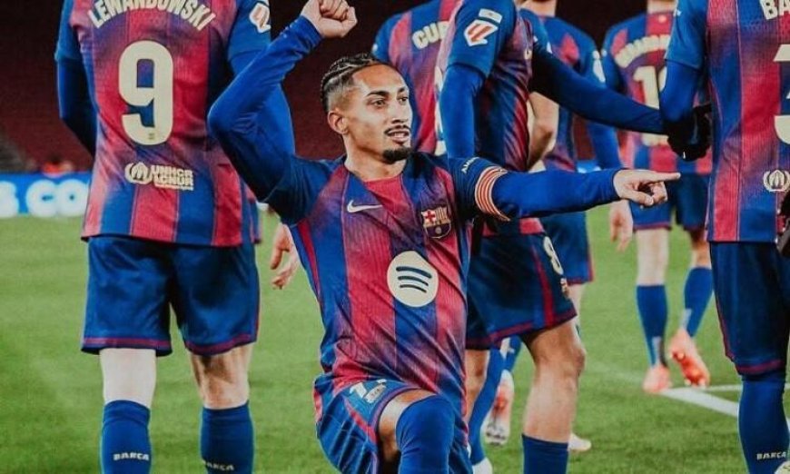 برشلونة يرحب بعودة رافينيا وبيرنال قبل مباراة أوساسونا في الليجا