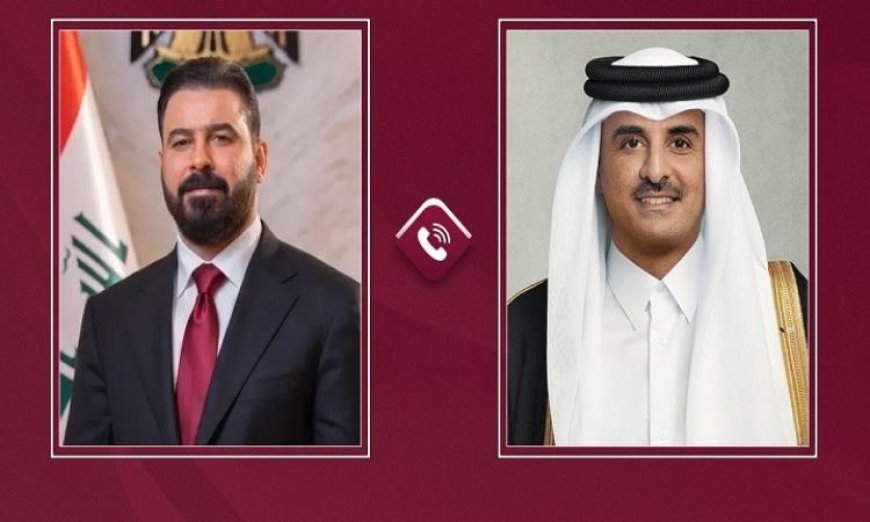 أمير قطر يعبر عن دعمه القوي للعراق وشعبه لتحقيق الاستقرار والتنمية المستدامة