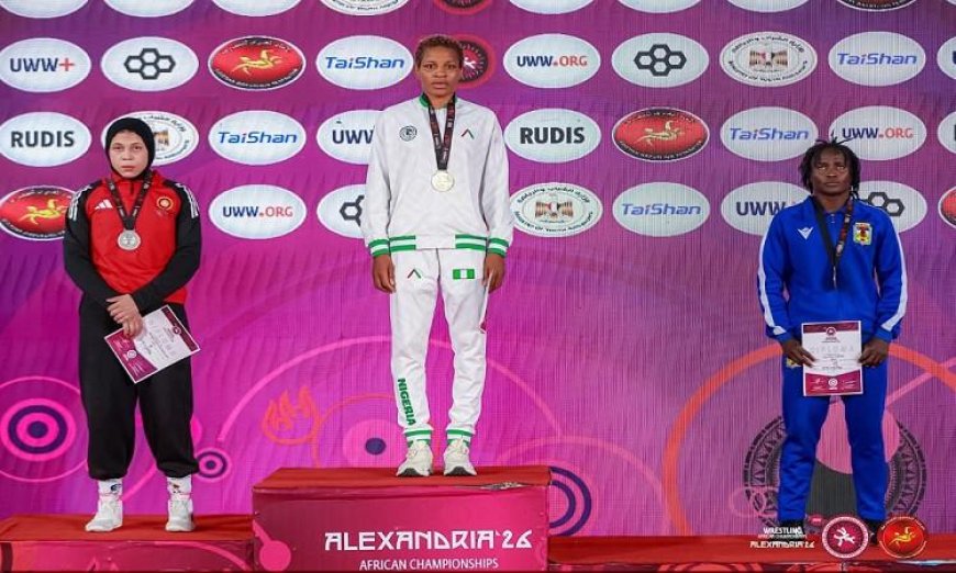 منتخب المصارعة النسائي يحصد 6 ميداليات في البطولة الأفريقية بالإسكندرية