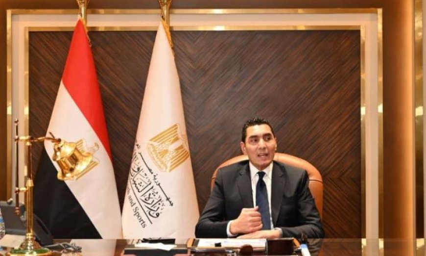 وزير الشباب والرياضة يحتفل بفوز الأهلي بلقب بطولة إفريقيا لكرة الطائرة للرجال
