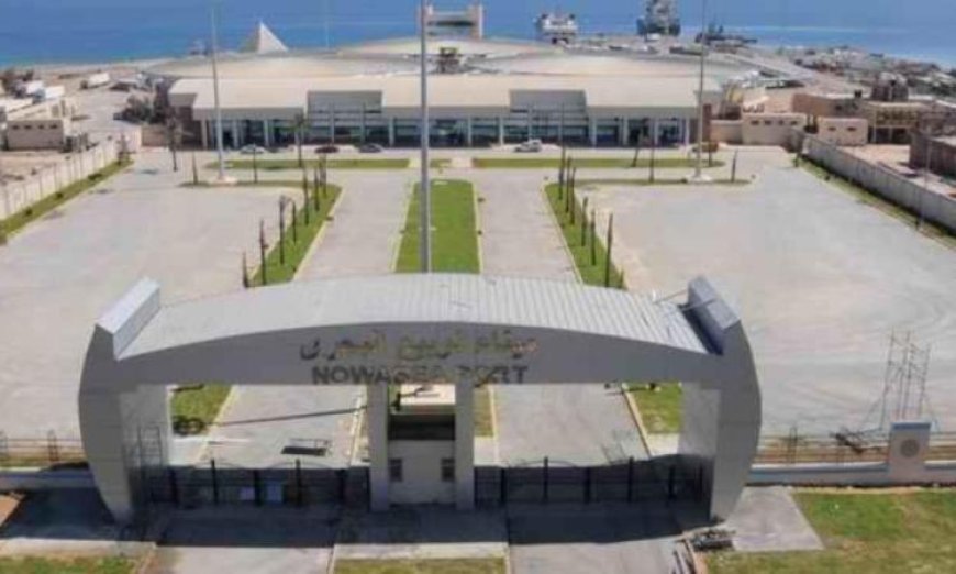 ميناء نويبع البحري في جنوب سيناء يغلق أبوابه نتيجة سوء الأحوال الجوية