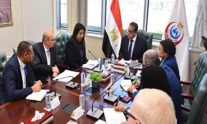 وزير الصحة يتباحث مع البنك الدولي ومؤسسة التمويل الدولية لتعزيز التعاون الصحي