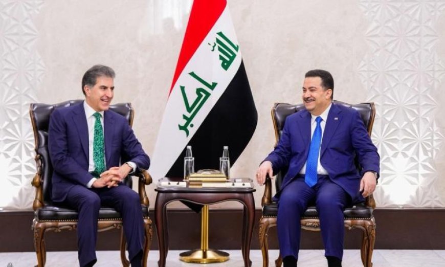 رئيس وزراء العراق يناقش مع رئيس إقليم كردستان تطورات الأوضاع الراهنة في المنطقة