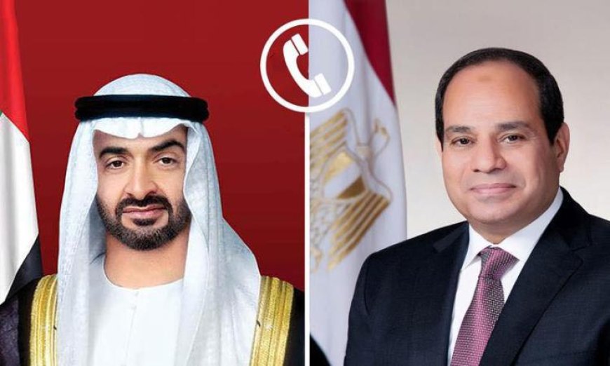 الرئيس السيسي يعبر عن تضامن مصر مع الإمارات في مواجهة الاعتداءات الإيرانية