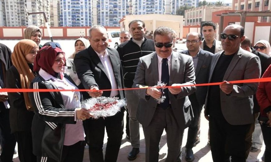 محافظ بورسعيد يدشن مشروع تطوير مدرسة مكة المكرمة الرسمية للغات في المناخ