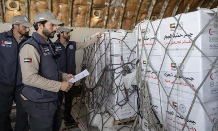 وصول أحدث طائرات جسر حميد الجوي إلى العريش بدعم إماراتي لتعزيز الشراكة مع غزة