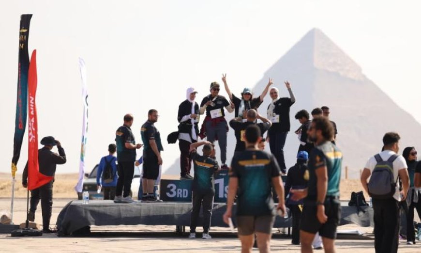 انطلاق فعالية Kahun Run الأولى في أهرامات الجيزة للشباب والرياضة