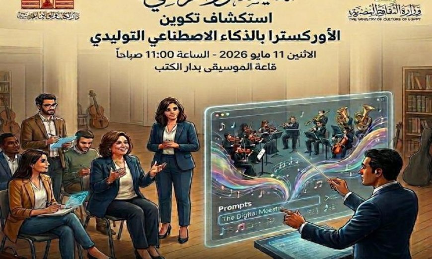 ورشة عمل “المايسترو الرقمي” بدار الكتب تكشف أسرار الأوركسترا المدعومة بالذكاء الاصطناعي