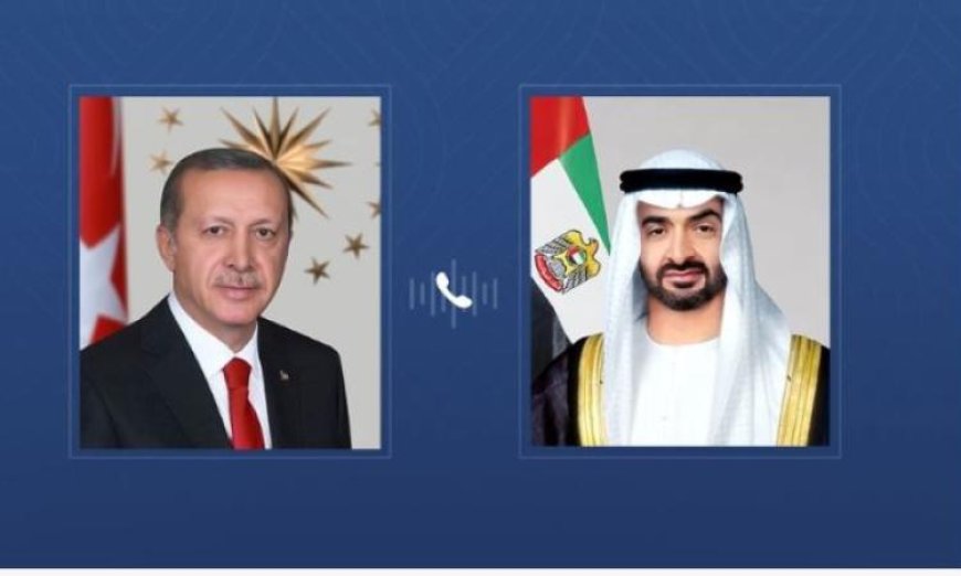 رئيسا الإمارات وتركيا يناقشان عبر الهاتف مستجدات الأوضاع في المنطقة