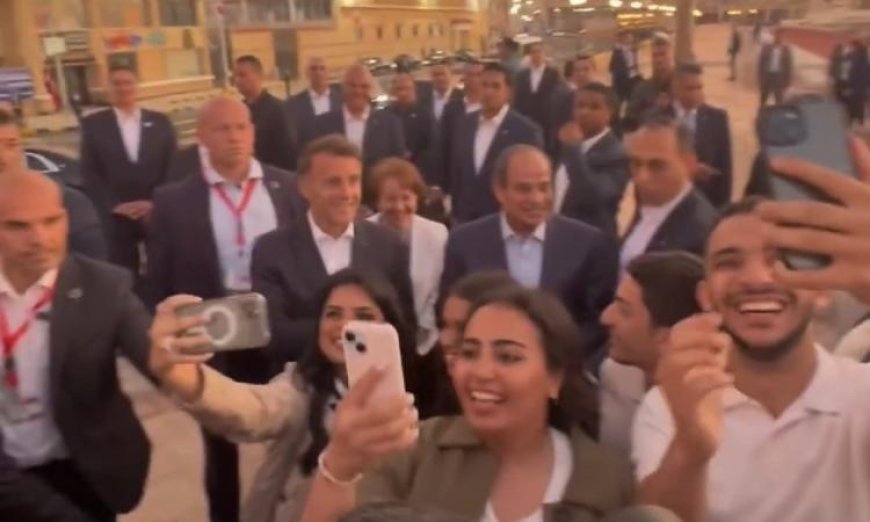 الرئيس الفرنسي يشيد بسكان الإسكندرية من خلال فيديو مميز ويعبر عن شكره لهم