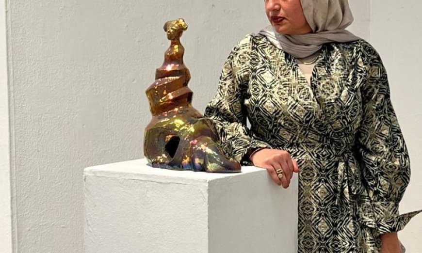 اختتام معرض مرسى للنحت الخزفي للفنانة مروة ذكي بمركز محمود مختار مع صور مدهشة
