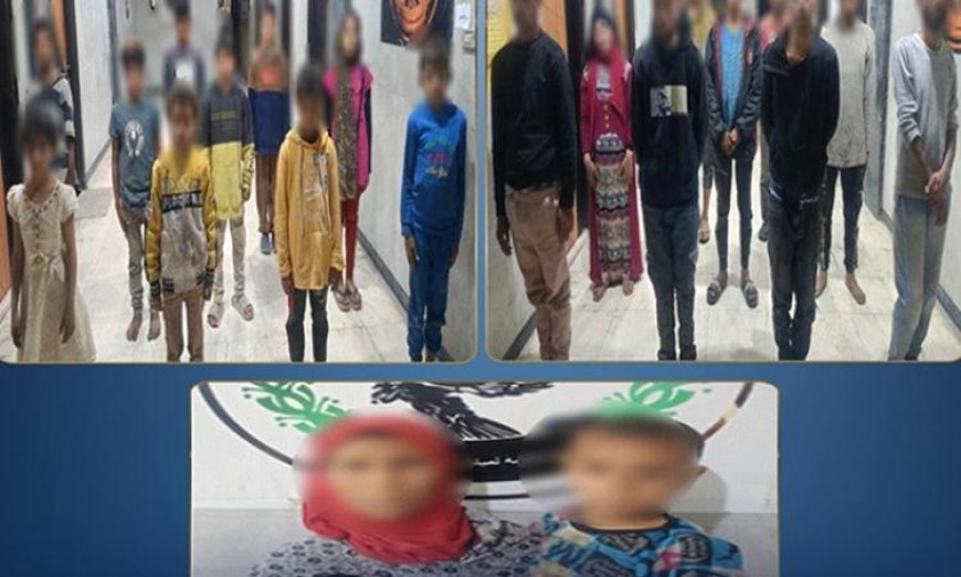 القبض على عشرة أشخاص في الجيزة لنصب شباك التسول على الأطفال الأحداث
