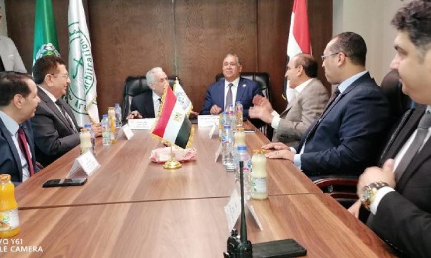 صور توثق توقيع بروتوكول تعاون بين المحكمة العربية للتحكيم ونقابة المحامين