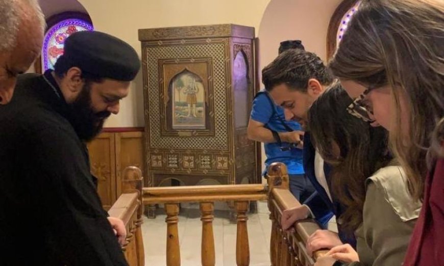 زيارة تاريخية للمبعوث الخاص للرئيس الأمريكي إلى منطقة مجمع الأديان في مصر القديمة