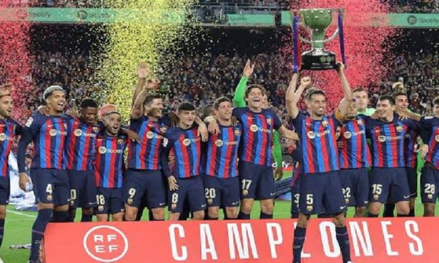 برشلونة يحصد اللقب بفوز ساحق على ريال مدريد في ليلة تاريخية على ملعب كامب نو