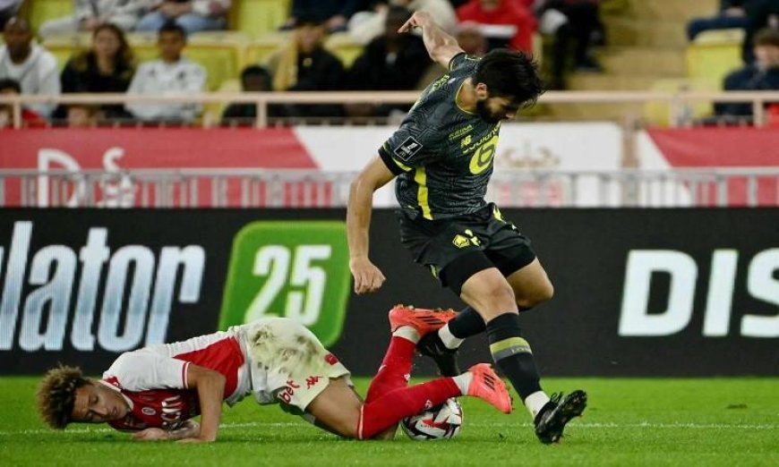 هدف عكسي ي 결정 قمة موناكو وليل في الدوري الفرنسي بشكل مثير