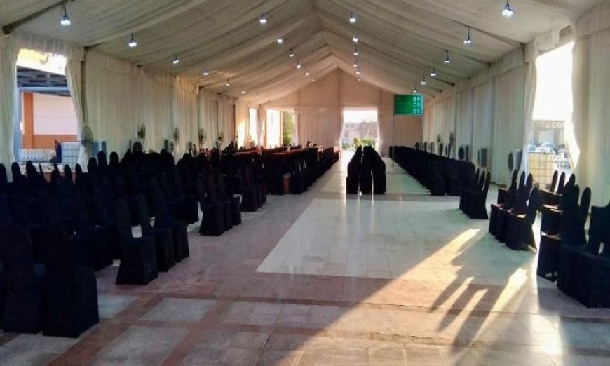 مطار القاهرة الدولي يجهز خيمة مكيفة لاستقبال ضيوف الرحمن في الصالة الموسمية