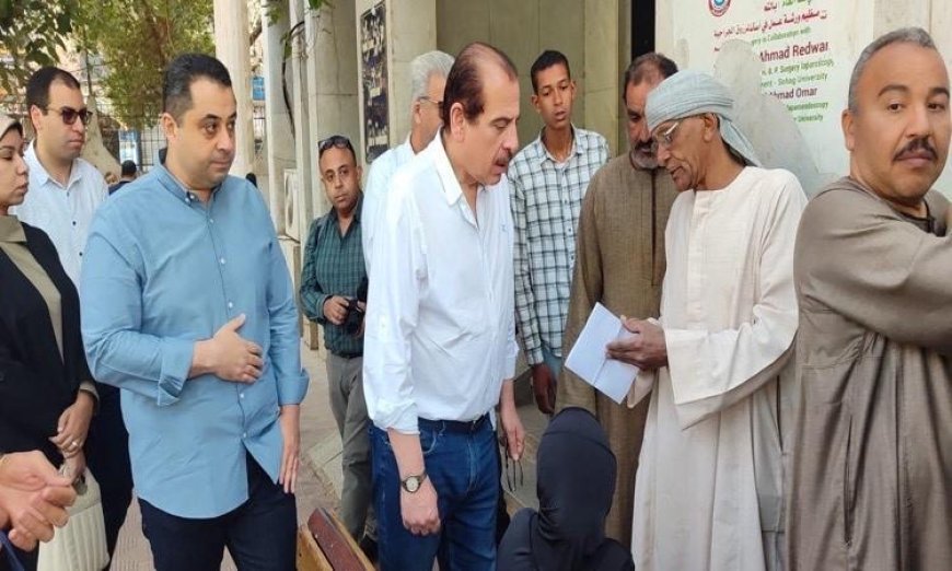 نائب وزير الصحة يقوم بجولة تفقدية في منشآت قنا الطبية ويطالب بالتحقيق مع المقصرين
