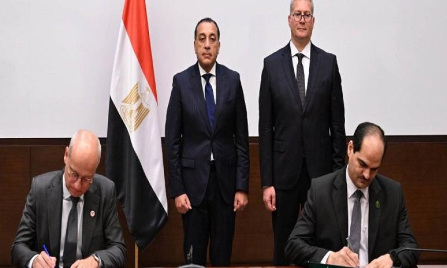 رئيس الوزراء يشارك في توقيع مذكرة تفاهم لتعزيز التعاون في استكشاف الغاز في غرب البحر المتوسط
