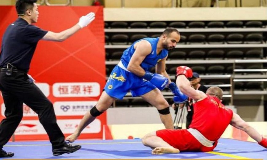 الحسيني وهدان يحقق الذهب ويتوج ببطولة كأس العالم للساندا