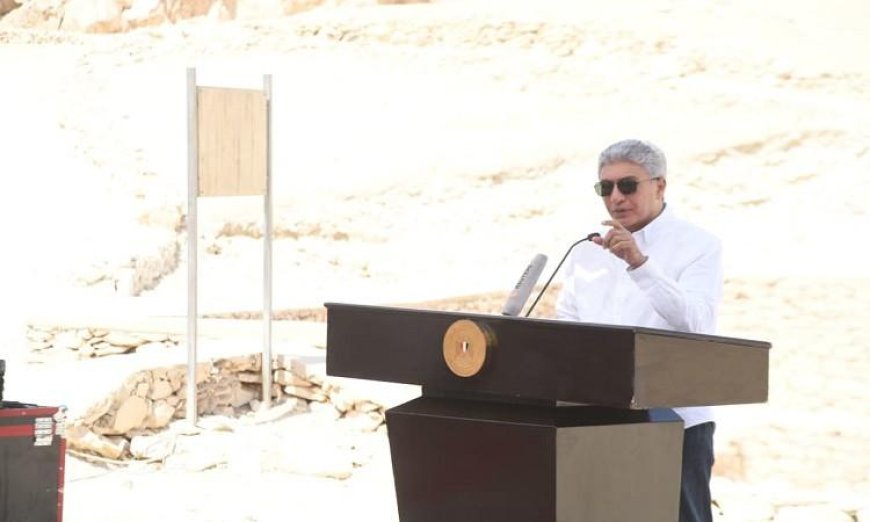 وزير السياحة يفتتح مقبرتي أمنحتب رابويا وابنه ساموت في البر الغربي بالأقصر صور وتفاصيل مذهلة