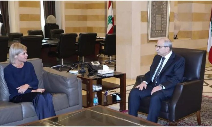 رئيس وزراء لبنان يناقش مع المنسقة الأممية تطورات بدء المفاوضات الجديدة