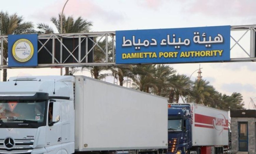 حركة الترانزيت تصل إلى مستويات قياسية عبر خط الرورو في ميناء دمياط