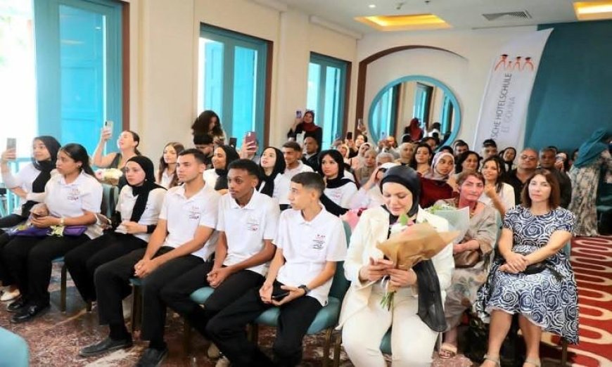 نائب محافظ البحر الأحمر تحضر حفل تخرج الطلاب بمدرسة الفندقة الألمانية
