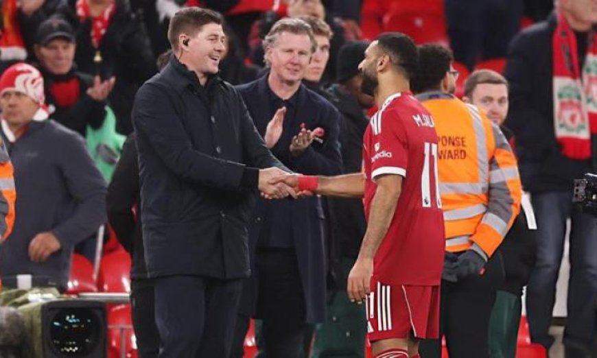 جيرارد ينتقد سلوت بعد تصريحات محمد صلاح القوية في ليفربول