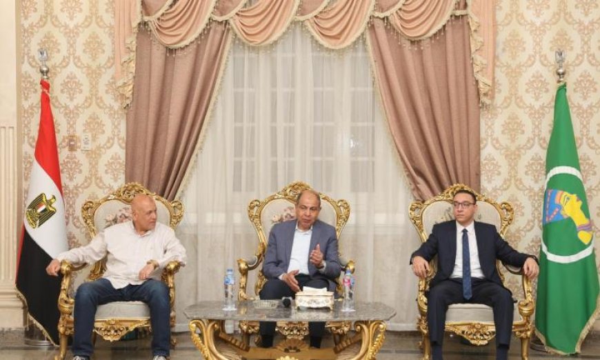 محافظ المنيا يلتقي نائب وزيرة الإسكان لمناقشة تطوير مشروعات مياه الشرب