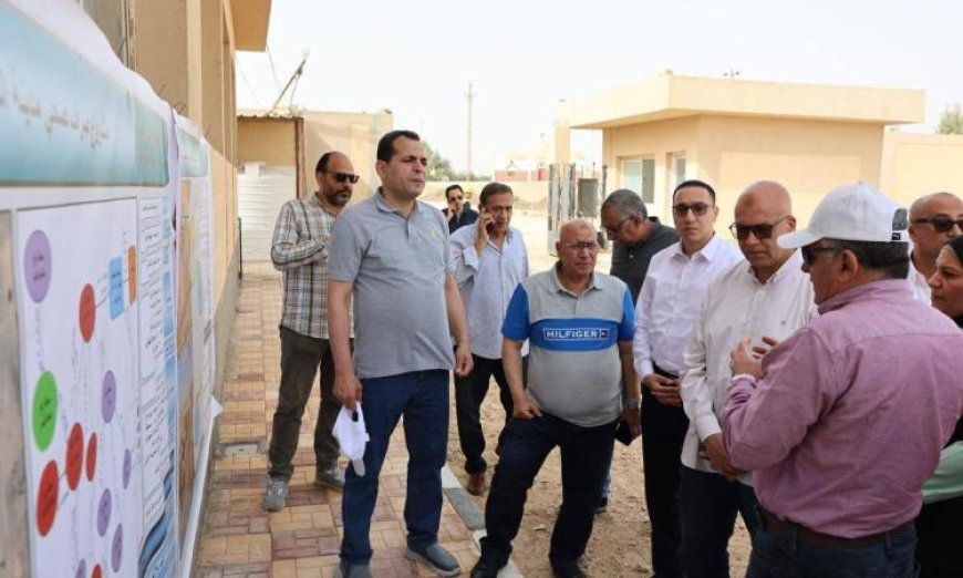نائب وزيرة الإسكان يشرف على مشاريع مياه الشرب والصرف الصحي في المنيا