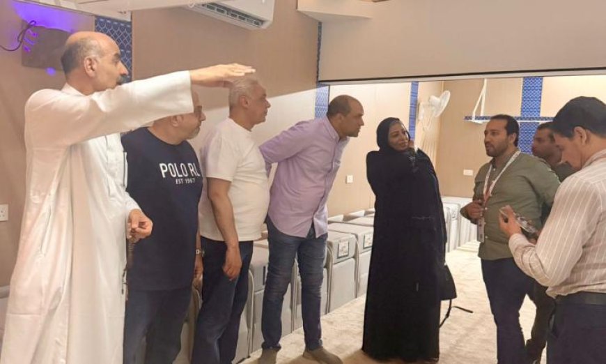 بعثة الحج السياحي وغرفة الشركات تتفقدان استعدادات مخيمات حجاج السياحة