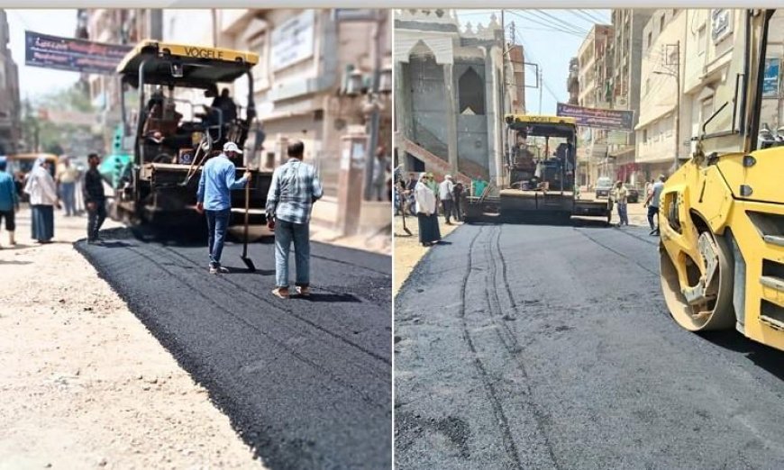 محافظ المنوفية يعلن عن تقدم أعمال الرصف والتطوير في أشمون