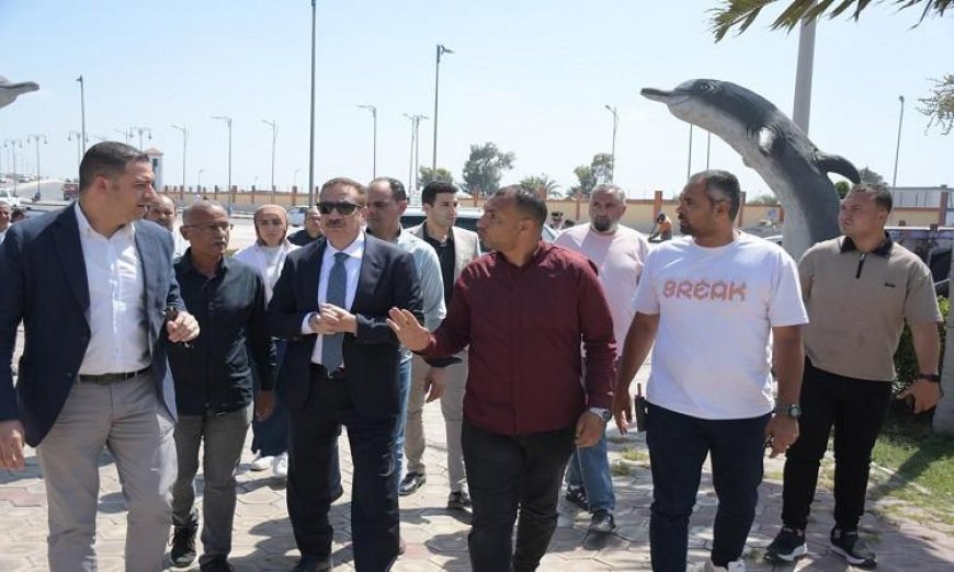 محافظ بورسعيد يراقب جودة الخدمات في الحديقة الدولية بحي الضواحي