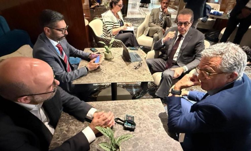 عبد الغفار يتباحث مع وزير صحة البرازيل حول أوجه التعاون المشترك