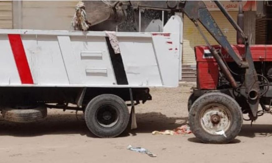 رفع 520 طن من المخلفات ومعالجة 10 بؤر قمامة في الغربية