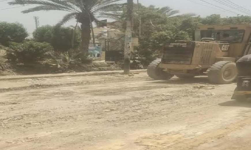 حملات تنظيف شاملة وإزالة الإشغالات في إطسا وطامية بمحافظة الفيوم