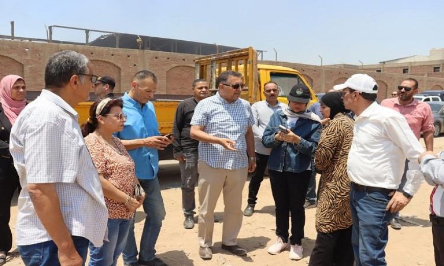 محافظ القليوبية يقوم بجولة تفقدية لموقع إنشاء شلتر لإيواء الكلاب الضالة في الخانكة