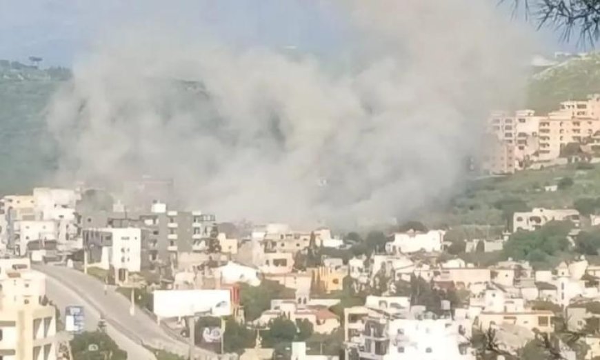 غارات إسرائيلية مكثفة وقصف فوسفوري يستهدف صور والنبطية في لبنان