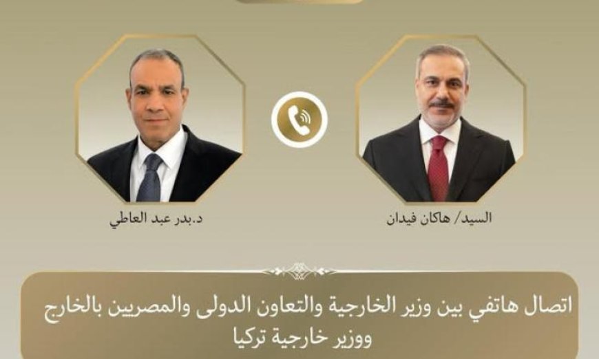 وزير الخارجية يتناول هاتفياً مع نظيره التركي سبل تهدئة التوترات الإقليمية