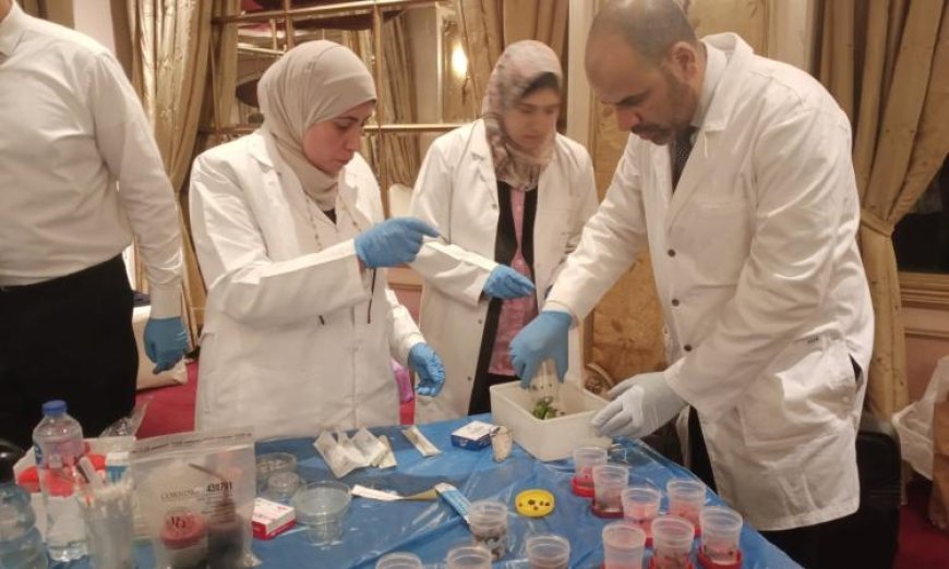 ورشة عمل ميدانية من وزارة الصحة لتعزيز رصد القواقع الناقلة للبلهارسيا بالصور