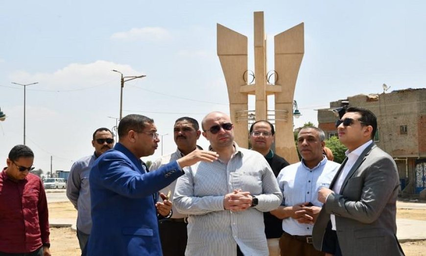 محافظ الفيوم يقوم بجولة تفقدية لمتابعة تطوير ورفع كفاءة الميادين والمداخل الرئيسية