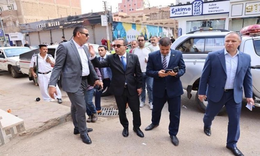 محافظ المنوفية يقوم بجولة تفقدية لمساكن سوق الأحد في مدينة منوف