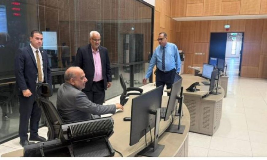 وزير الكهرباء يزور المركز القومي للتحكم في الطاقة لمتابعة سير العمل الفعال