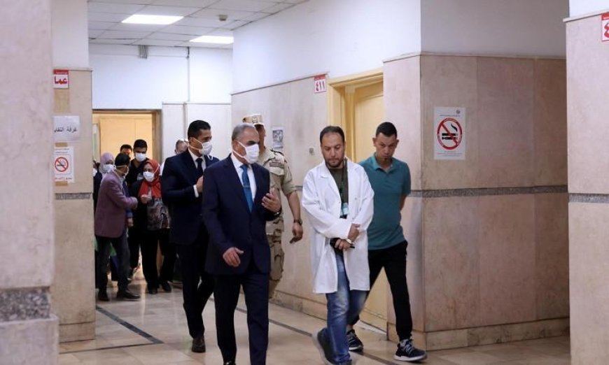 محافظ الإسماعيلية يقوم بجولة تفقدية لمستشفى حميات الإسماعيلية في حي أول