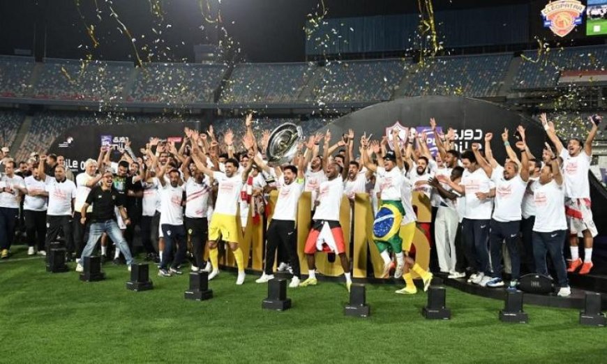 إنفانتينو يحتفل بتتويج الزمالك بلقب الدوري ويقدم التهاني لاتحاد الكرة