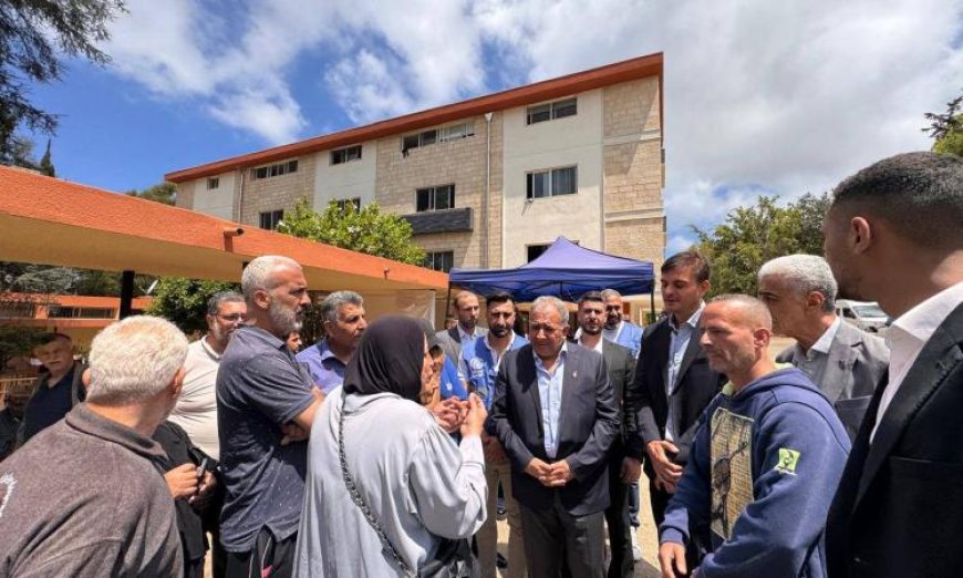 السفير الفلسطيني في لبنان يراقب أوضاع النازحين ويشدد على التعاون مع الأونروا